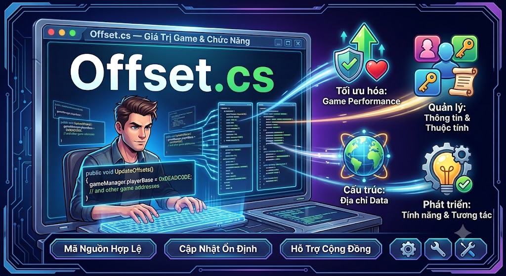 Offset.cs — Giá Trị Game & Chức Năng